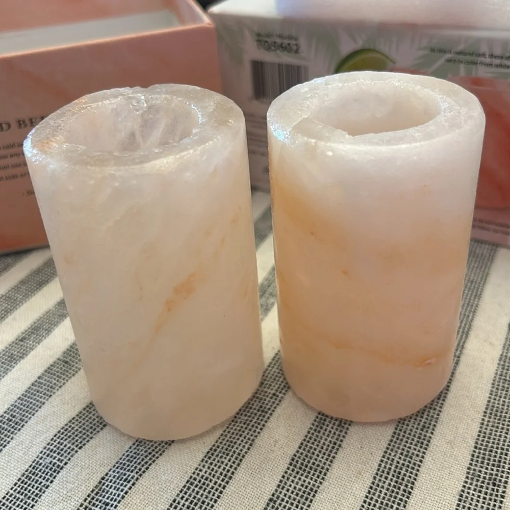Final Touch Himalayan Salt Shot Glasses, Set of 2
